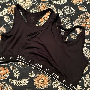 Zyia lounge bras